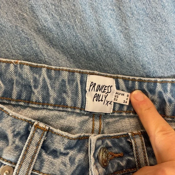 Princess Polly Holland Ripped High Rise Jeans - Picture 11 of 11